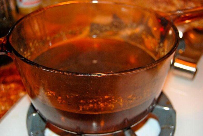 Iltze decoction gaixotasun parasitoen tratamendurako