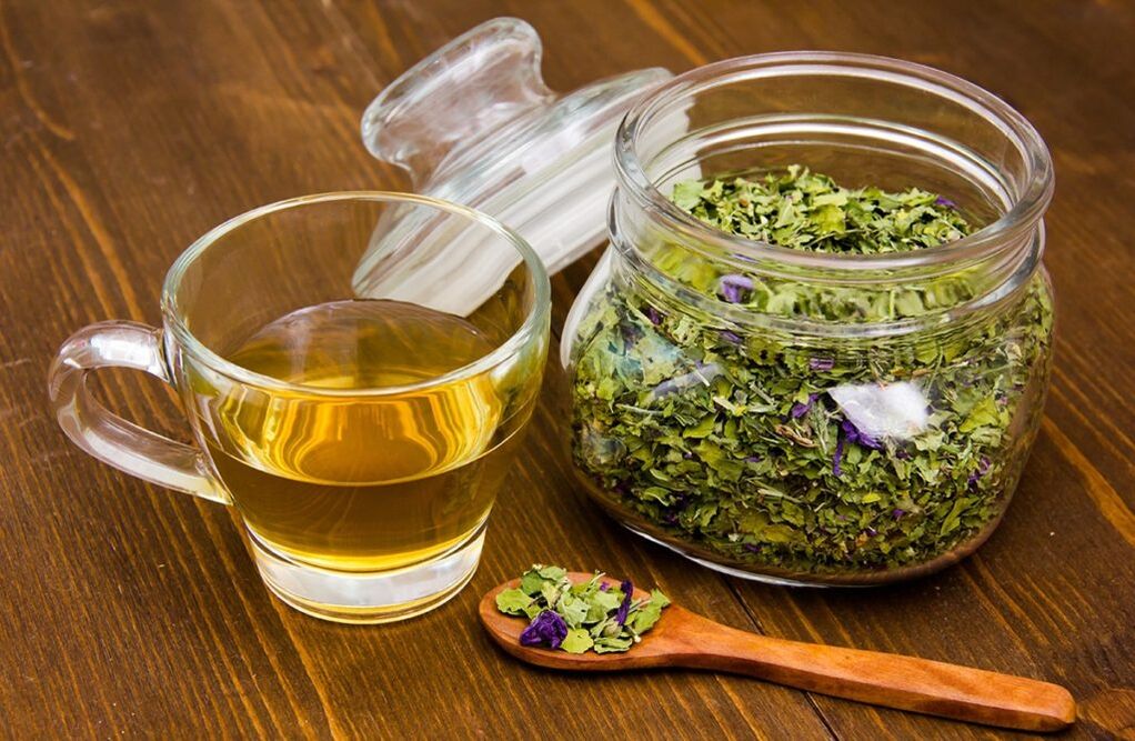 belar tea parasitoak gorputza garbitzeko